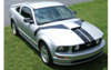 2005-09 Mustang GT Hood Flair with Dual Nose Stripe Kit